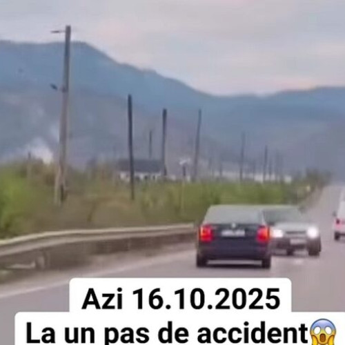 Șofer filmat pe contrasens pe DN 17, amendat și suspendat de poliție