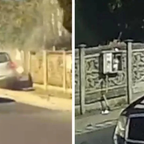 Accident rutier pe Calea Baciului din Cluj-Napoca, conductă de gaz avariată