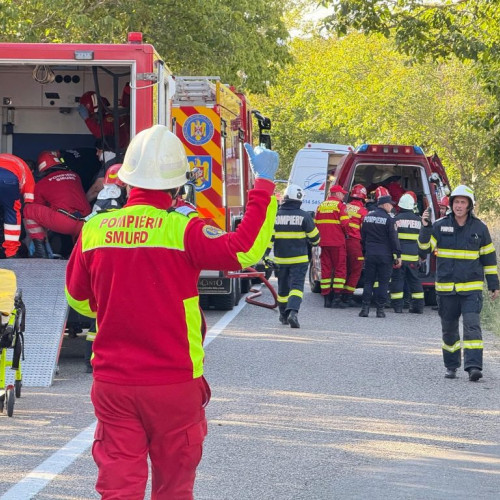 Patru persoane rănite într-un accident grav în Slobozia