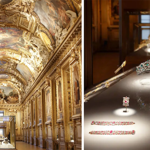 Hoți sparg vitrinele galeriei Apollo din Muzeul Luvru și fură bijuterii valoroase