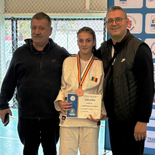 Ana Maria Munteanu, medalie de bronz la Campionatul Național de Judo Ne-Waza