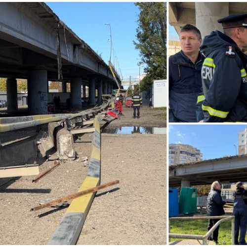 Pericol pe Pasajul Narcisa; posibilă restricție de trafic pe ambele sensuri