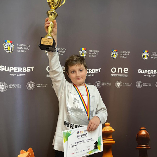 Un copil din Botoșani vicecampion național la șah blitz