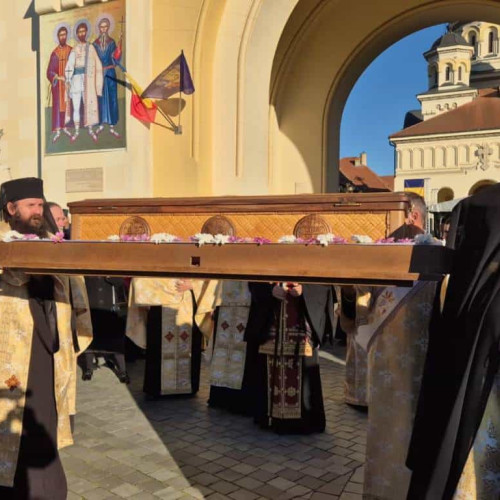 Moaștele Sfântului Dometie cel Milostiv, pentru prima dată la Alba Iulia