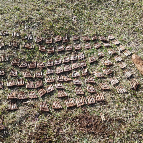 Muniție din Primul Război Mondial descoperită în pădurea Bârnadu, Bicaz Chei