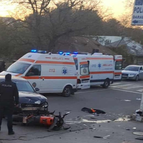 Doi adolescenți răniți într-un accident la Darabani, Botoșani