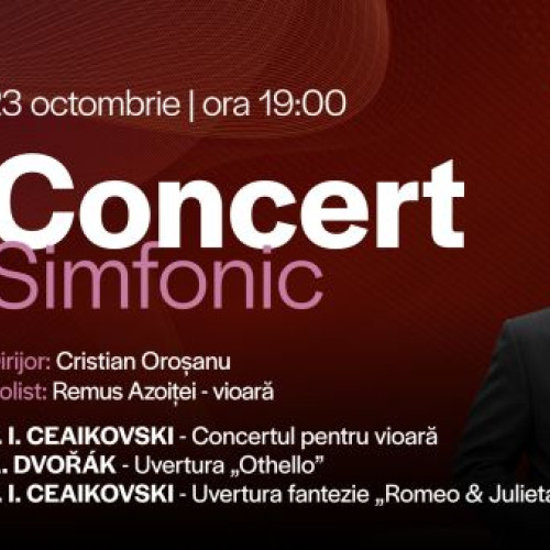 Concert și recital la Filarmonica Brașov în a doua jumătate a lunii octombrie