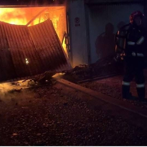 Incendiu la o anexă a Mânăstirii Sfânta Ana din Orșova, intervenție de patru ore