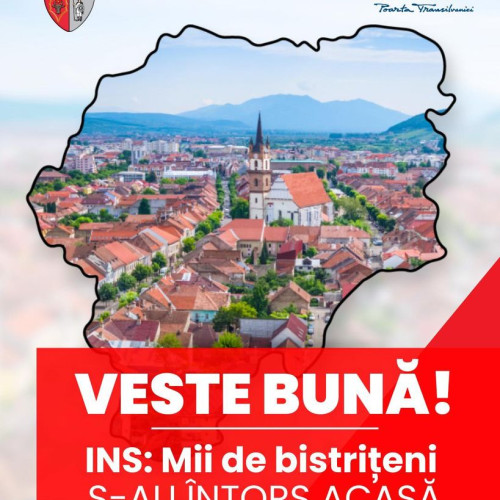 Tot mai mulți bistrițeni revin acasă, depășind numărul celor care emigrează