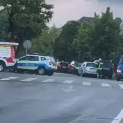 Un copil rănit într-un accident rutier în Cluj-Napoca