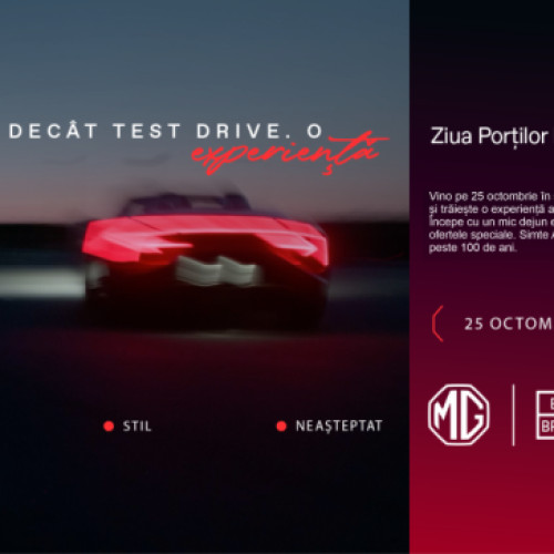 Ziua Porților Deschise la MG Motor Focșani pe 25 octombrie 2025