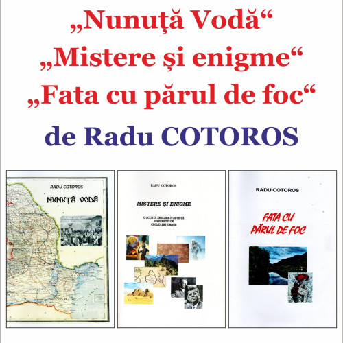 Biblioteca județeană din Neamț organizează o prezentare de carte cu Radu Cotoros