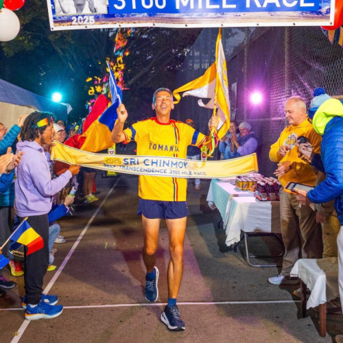 Gălățeanul Adrian Papuc a alergat 5.000 km la ultramaratonul din New York