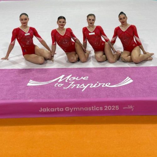 Echipa României de gimnastică, pregătită să impresioneze la Mondialul de la Jakarta