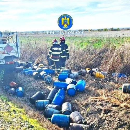 Bărbat din București pierde controlul autoutilitarei și iese de pe șosea în Dobra