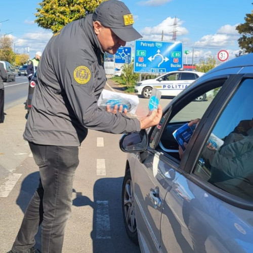 Campanie anticorupție la Focșani: polițiștii au informat șoferii în trafic