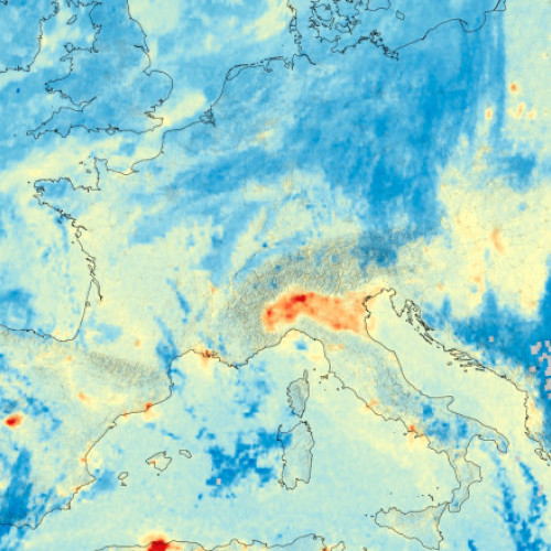 Sentinel-4 oferă primele imagini cu poluanți atmosferici din Europa