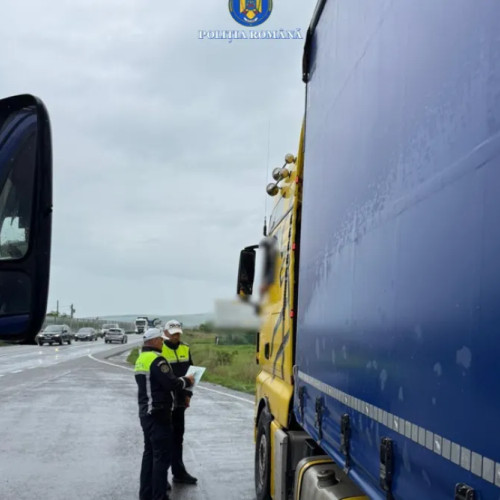 Poliția Dej a executat o acțiune extinsă pentru creșterea siguranței rutiere