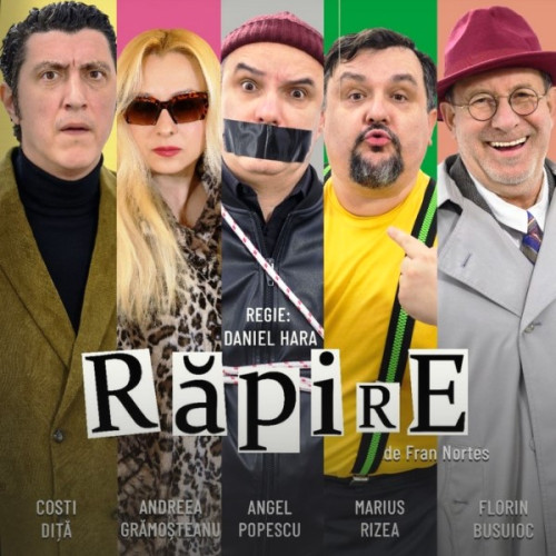 Teatrul Focșani prezintă comedia „Răpire” cu Florin Busuioc și Costi Diță