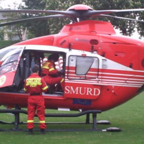 Elicopter SMURD a transportat o femeie cu infarct la Iași