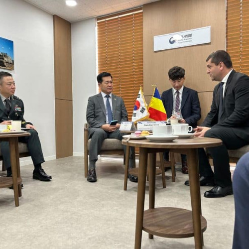 Ministrul Economiei Radu Miruță discută extinderea cooperării militare cu Coreea de Sud