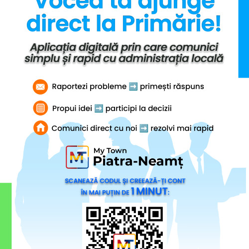 Primăria Piatra Neamț lansează o nouă aplicație pentru comunicare cu cetățenii