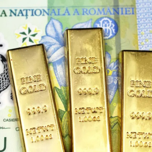 Prețul aurului a atins un maxim istoric, apoi a scăzut pe fondul relaxării geopolitice