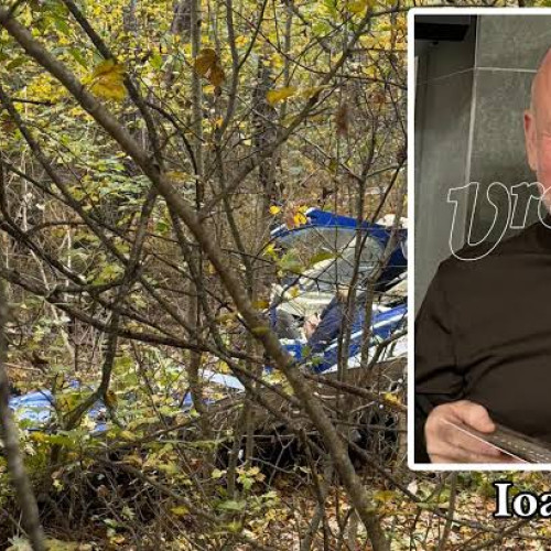 Avion dispărut la Băcani, județul Vaslui, s-a prăbușit în pădure, pilotul găsit mort