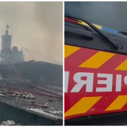 Incendiu la o casă din Cluj-Napoca provocat de lucrări de sudură