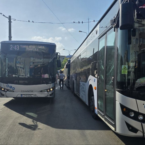 Patru linii de autobuz din Constanța vor circula deviat din cauza lucrărilor pe bulevardul Tomis