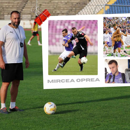 Mircea Oprea, fost fotbalist la Poli Timișoara, în stafful Unirii Alba Iulia