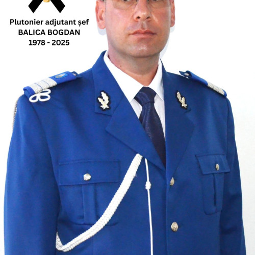Jandarmeria Galați își ia rămas bun de la plutonier adjutant șef Bogdan Balica