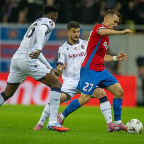 Bologna FC câștigă în deplasare cu FCSB în Liga Europa, scor 2-1
