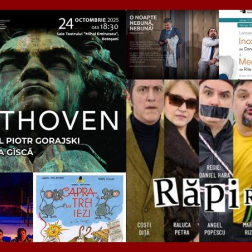 Botoșani: weekend cu patinoar deschis și spectacole diverse în oraș