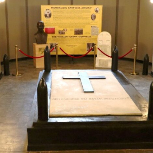 Inaugurarea memorialului eroilor din Grupul Chilian la Mausoleul din Focșani