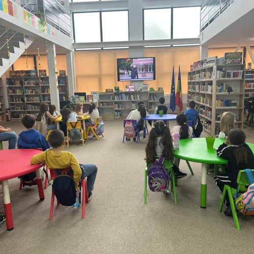 Elevii din clasa a II-a Step, implicați în „Săptămâna Verde” la Biblioteca Județeană din Târgoviște