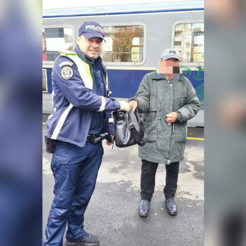 O borsetă abandonată într-un tren din Râmnicu Vâlcea ridică suspiciuni