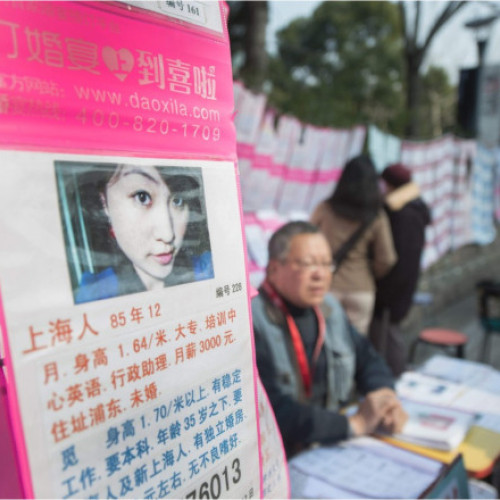 Părinții chinezi caută parteneri pentru copii în piețele matrimoniale din Chongqing