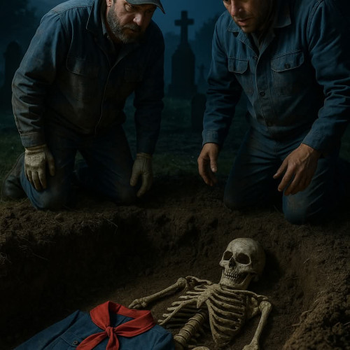 Descoperire misterioasă la o înmormântare în Gorj: costumul de pionier și blestemul uitat