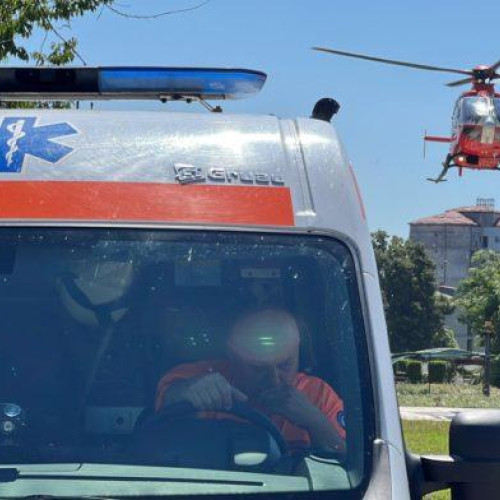 Elicopterul SMURD intervine la Botoșani pentru pacient cu infarct miocardic