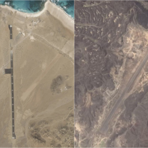 Un nou aerodrom militar construit pe o insulă din Marea Roșie aproape de Yemen