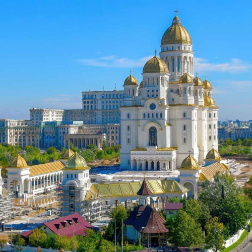 Slujba de sfințire a picturii Catedralei Naționale comemoră centenarul Patriarhiei Române