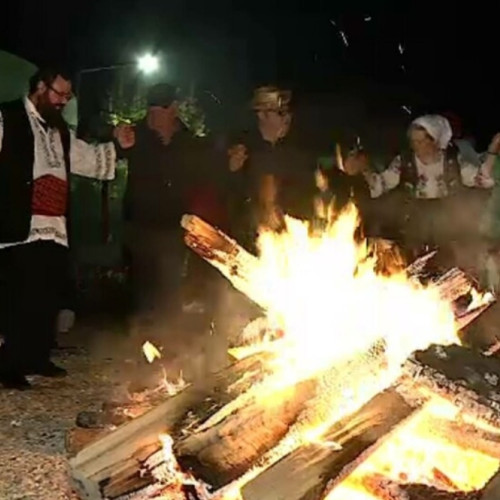 Focul lui Sumedru aprins în Dolj marchează începutul iernii