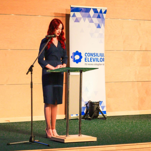 Daria-Ioana Ostachi, elevă și lider de succes în Consiliul Național al Elevilor