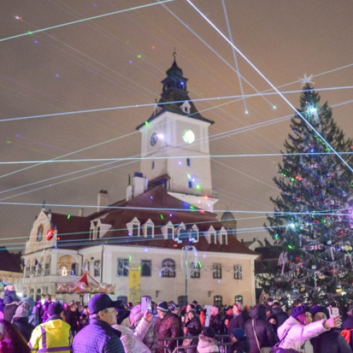 În Brașov, artificiile de Revelion sunt înlocuite cu jocuri de lasere pentru protejarea animalelor