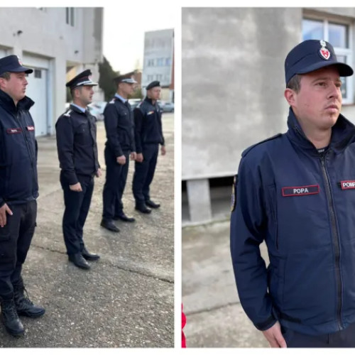 Soldatul Sebastian Popa, felicitat pentru o salvare rapidă în Cluj