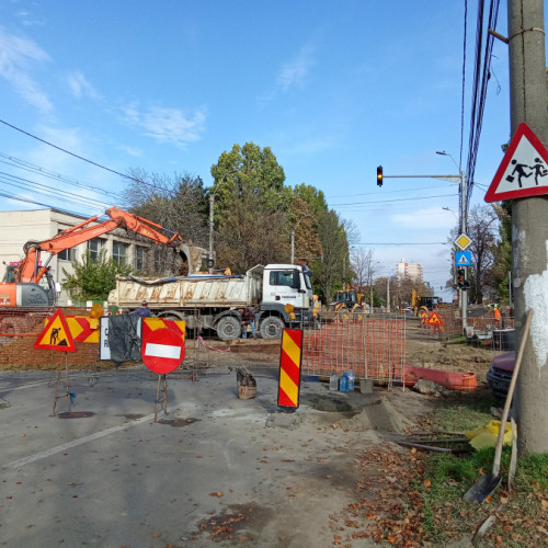 Modernizarea bulevardului George Coșbuc în Galați: restricții prelungite și progres al lucrărilor