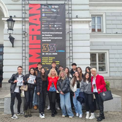 Trupa „Partage!” a Colegiului Tudor Vladimirescu a impresionat la festivalul francofon de teatru de la Arad