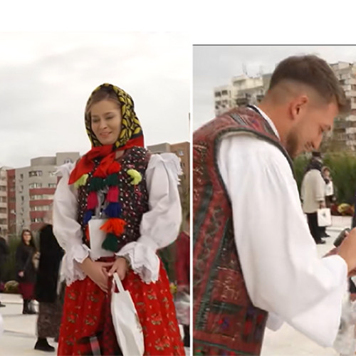 Cerere în căsătorie emoționantă la Catedrala Națională din București