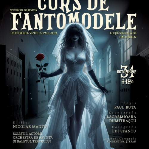 Teatrul Național de Operă și Operetă „Nae Leonard” prezintă spectacolul „Curs de fantomodele” de Halloween